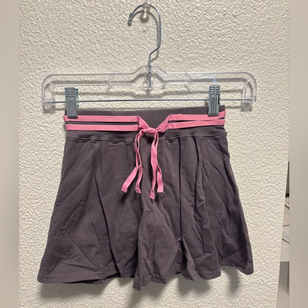 American Girl, girls grey and pink mini skirt